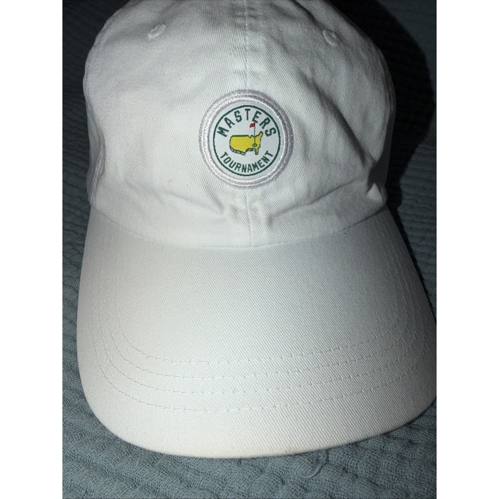 2022 Masters Tournament Augusta‎ Circle Patch Cotton Hat White Strapback